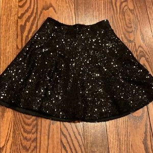 Black sequin Tobi skirt. Size small